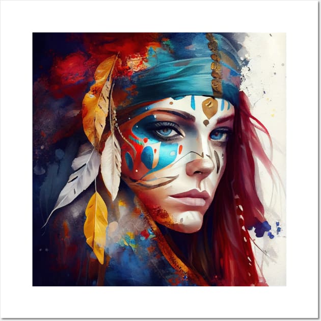 Powerful Warrior Woman #9 Wall Art by Chromatic Fusion Studio